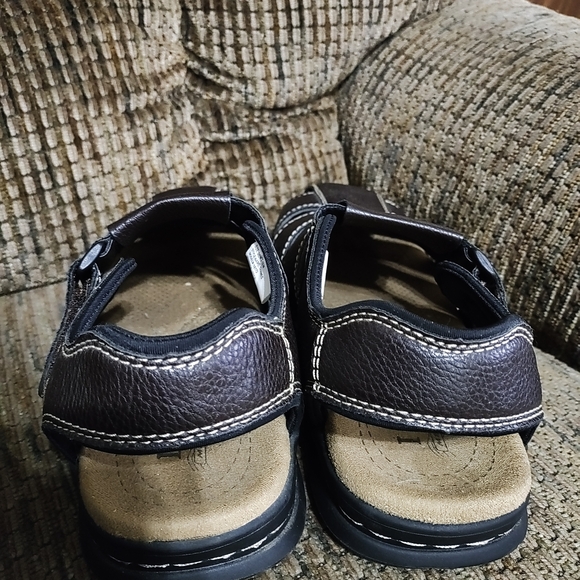 Izod Thames Men's Sandals Size 10M Brown Dad Shoes Fishing Sandals Clean - Picture 5 of 6